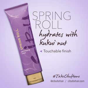spring trends Cibu spring roll product at Hair Cuttery