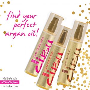 Spring Trends Cibu Shine Squad products at Hair Cuttery