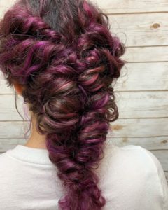Twisted Fishtail Braid for prom from Hair Cuttery