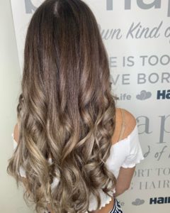 Fall hair trends- long bronde balayage