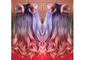 Festival Hairstyles pastel unicorn hair from hair cuttery